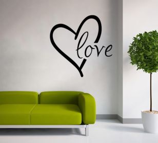 Valentine's Day Generation Carved Wall Stickers Bedroom Living Room Background Decoration Stickers