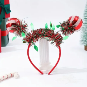 Christmas Headband Decoration Deer Horn Bell