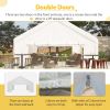 20x20FT Party Tent Heavy Duty, Large Wedding Event Shelters with 2 Storage Bags & Removable Sidewalls