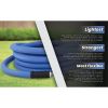 AG-Lite Rubber Hot & Cold Water Rubber Garden Hose: Ultra-Light & Super Strong - 2X the water flow than 5/8" hose (1"x 50') - BSALONE50