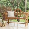 4-Foot Outdoor Patio Furniture Luxury Lutyens Outdoor Garden Bench for Patio Furniture Lawn Chairs Natural Teak Terrace Benches