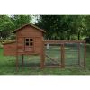 Outdoor 80'' Weatherproof Wooden Chicken Coops Nest Box Hen House Poultry Pet Hutch Garden Backyard Cage (Chicken Coop)