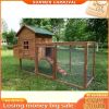 Outdoor 80'' Weatherproof Wooden Chicken Coops Nest Box Hen House Poultry Pet Hutch Garden Backyard Cage (Chicken Coop)