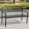 50 Inch Patio Garden Bench Loveseats for Outdoor