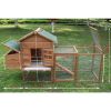 Outdoor 80'' Weatherproof Wooden Chicken Coops Nest Box Hen House Poultry Pet Hutch Garden Backyard Cage (Chicken Coop)