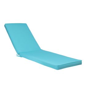 Outdoor Lounge Chair Cushion Replacement Patio Funiture Seat Cushion Chaise Lounge Cushion(SKY BLUE Color)