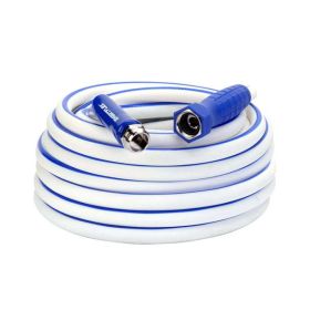 SmartFlex¬Æ RV/Marine Hose, 5/8" x 50', 3/4" - 11 1/2 GHT Fittings, Hybrid Polymer Blend, White