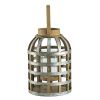 Decorative Lantern with Handle, Wooden Lantern for Indoor Outdoor, Home Garden Wedding