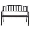 50 Inch Patio Garden Bench Loveseats for Outdoor