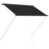 Retractable Awning 59.1"x59.1" Anthracite