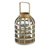 Decorative Lantern with Handle, Wooden Lantern for Indoor Outdoor, Home Garden Wedding