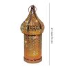 Moroccan Desk Lamp Battery Operated Decorative Lantern | Weddings Parties Patio Garden Lamp Decoration for Indoors Outdoors