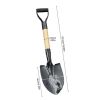 Outdoor Children Digging Shovel Metal Digging Sand Shovel With Wooden Handle Kids Mini Beach Garden Snow Shove