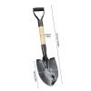 Outdoor Children Digging Shovel Metal Digging Sand Shovel With Wooden Handle Kids Mini Beach Garden Snow Shove