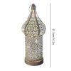 Moroccan Desk Lamp Battery Operated Decorative Lantern | Weddings Parties Patio Garden Lamp Decoration for Indoors Outdoors