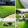 Artificial Grass Turf Runner Rug Synthetic Grass Pet Carpet 0.5" Pile Height for Outside Patio Garden Lawn Balcony Landscape Dog