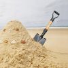 Outdoor Children Digging Shovel Metal Digging Sand Shovel With Wooden Handle Kids Mini Beach Garden Snow Shove